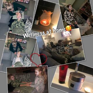 Wellness at home♥️ Massagekussen en massages, kaarsjes, ontspanningsmuziekje, rituals en maskers. Genieten samen🥰