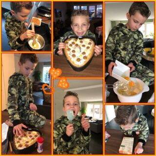 Wij zijn er klaar voor hoor!🥰 cake niet gaar, maar wel een happy kind😂. #kenjekwaliteiten #sinterklaas