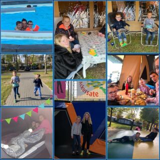 Een geslaagd logeerfeestje op de camping gehad❣️⛺️